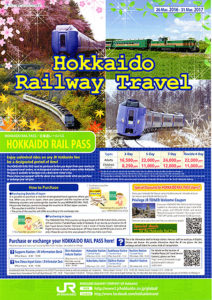 pamphlet of Hokkaido Rail Pass
