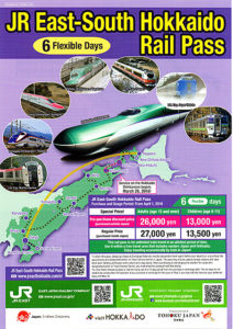 pamphlet of JR East-South Hokkaido Rail Pass